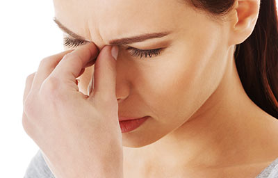 Balloon Sinuplasty Canton, GA Man with sinus pain